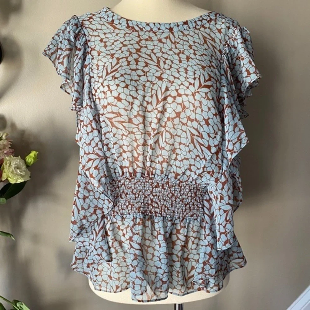 NWOT Anthropologie Feather Bone Allegra Blouse - Picture 6 of 8